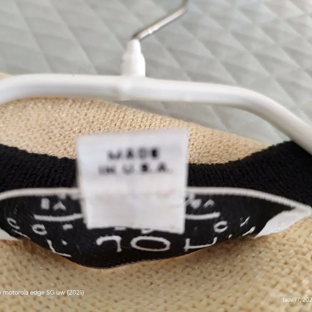 ST. JOHN COLLECTION SANTANA KNIT JACKET BY MARIE GRAY L/S PALE YELLOW SZ 4 - Picture 11 of 13